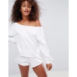 ASOS Lounge Off the Shoulder top